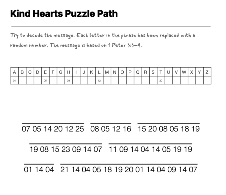 Look on the Inside cryptogram